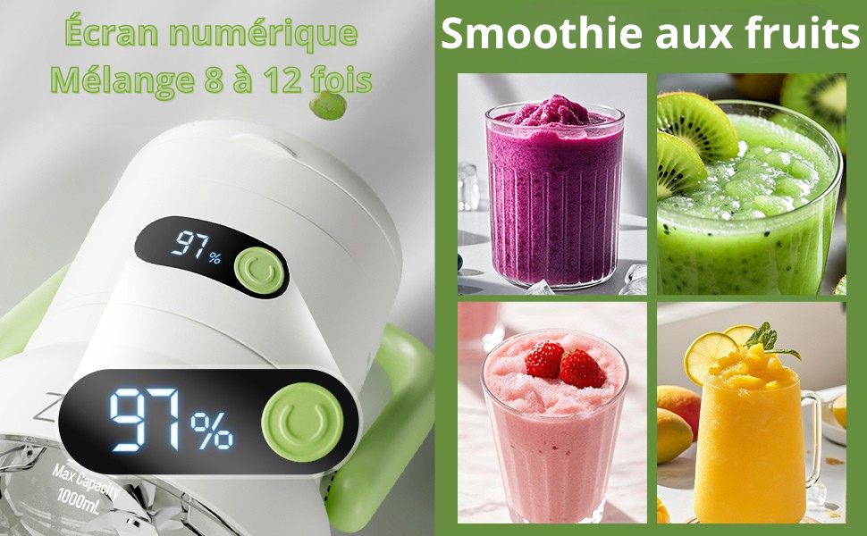 🥤 ZENMI SHAK’nGO – Le Blender Nouvelle Génération pour une Énergie Naturelle Partout, Tout le Temps